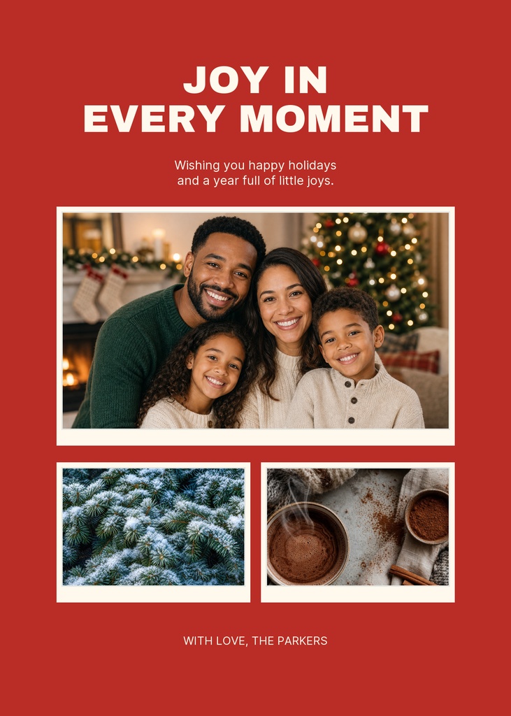 Preview for Joy In Every Moment 5 × 7 Photo Card Template
