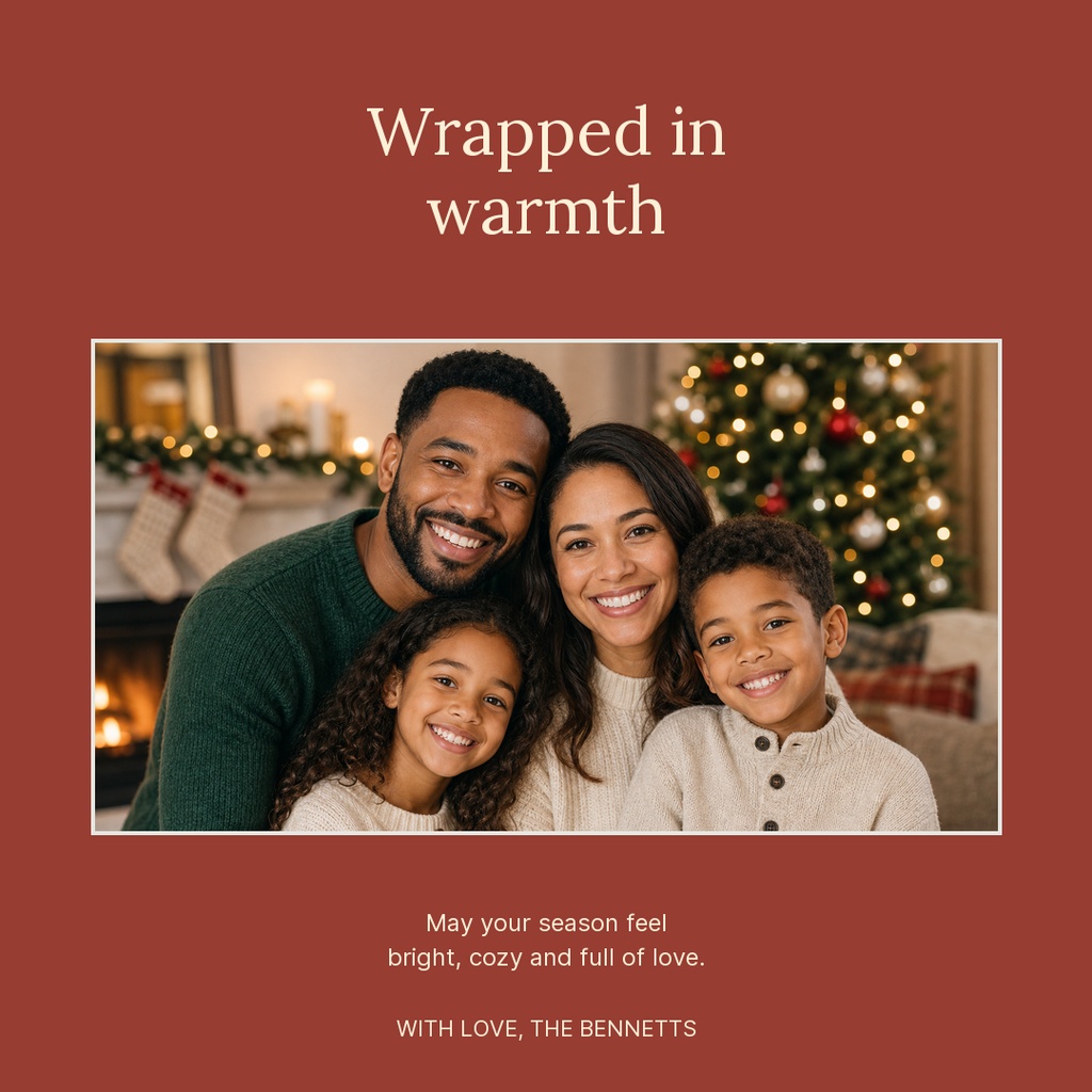 Preview for Wrapped In Warmth Square Post Template