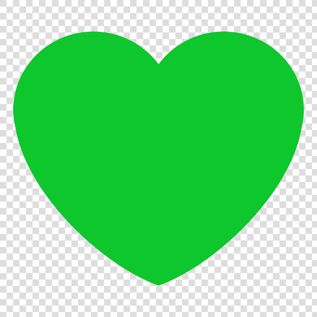 Green heart icon