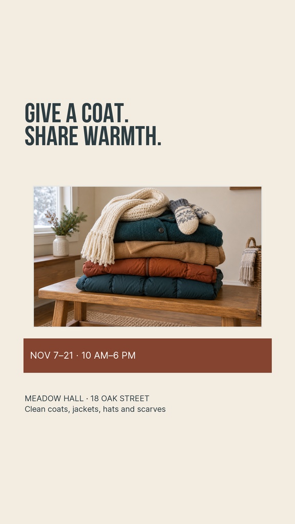 Preview for Share The Warmth Story Opener Template