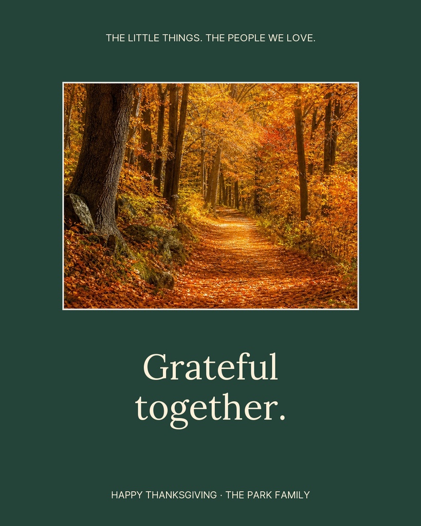 Preview for Grateful Together Portrait Post Template