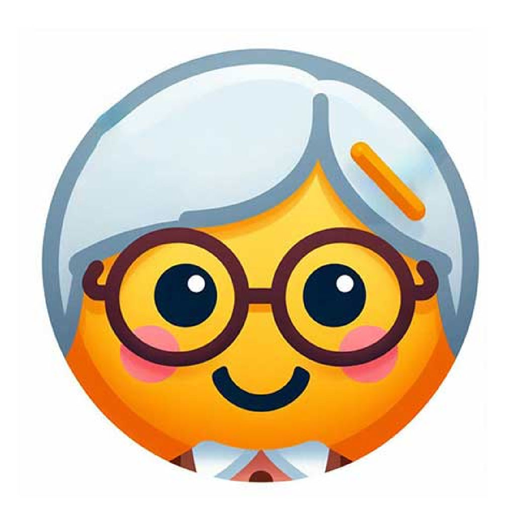 3D cartoon character of a smiling woman