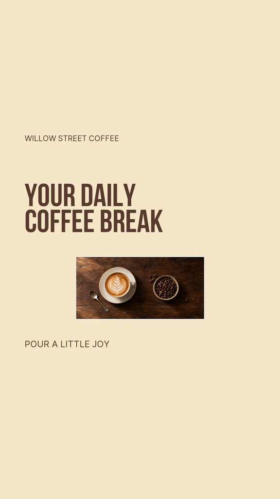 Preview for A Fresh Cup Static Reel Cover Template