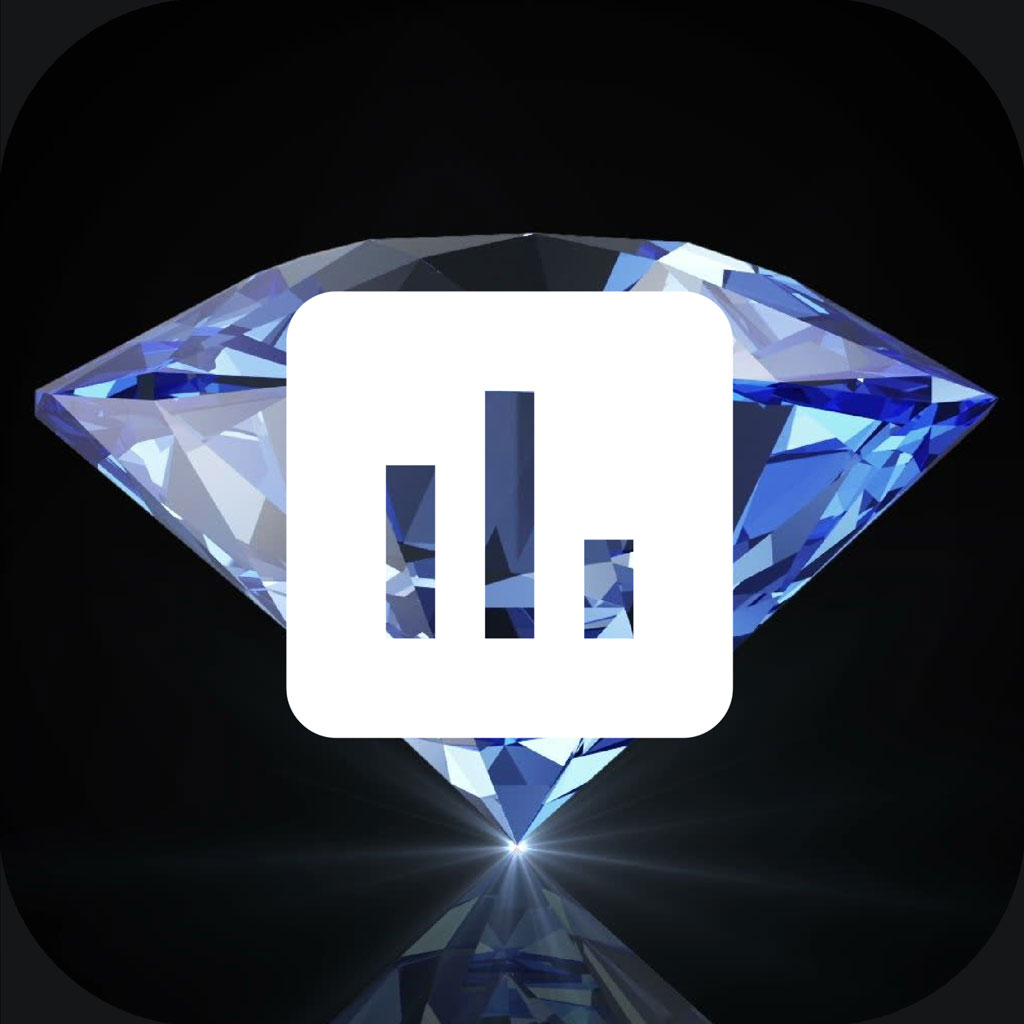 Lilith app icon with diamond background