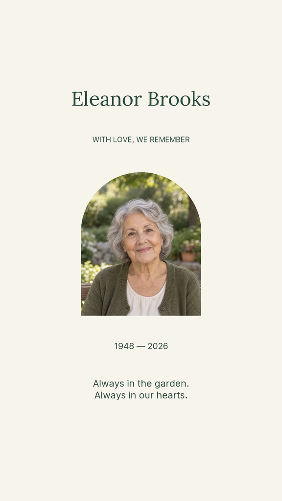 Preview for Always In The Garden Story Opener Template