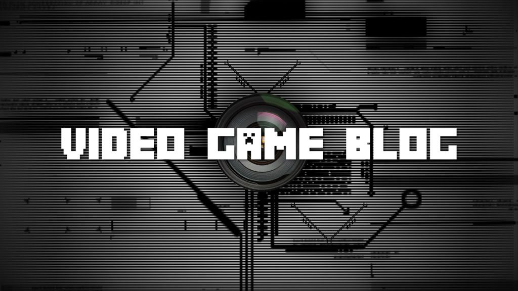 Video Game Blog header with futuristic circuit design