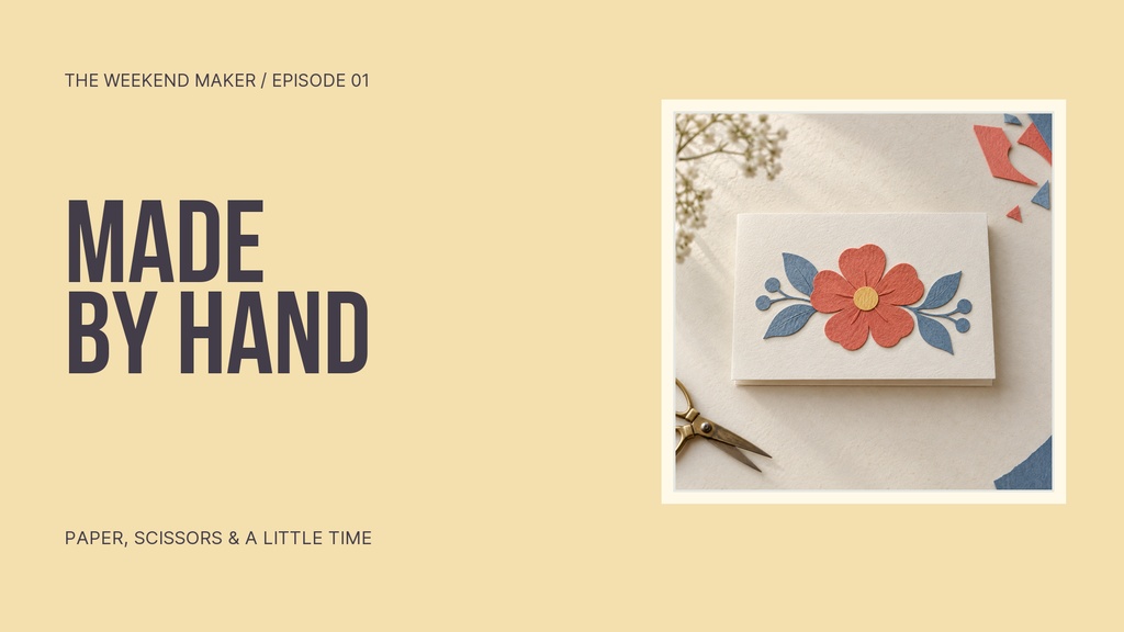 Preview for Made By Hand Video Series Title Card Template