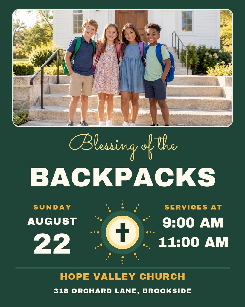 Preview for Blessing Of The Backpacks Portrait Post Template