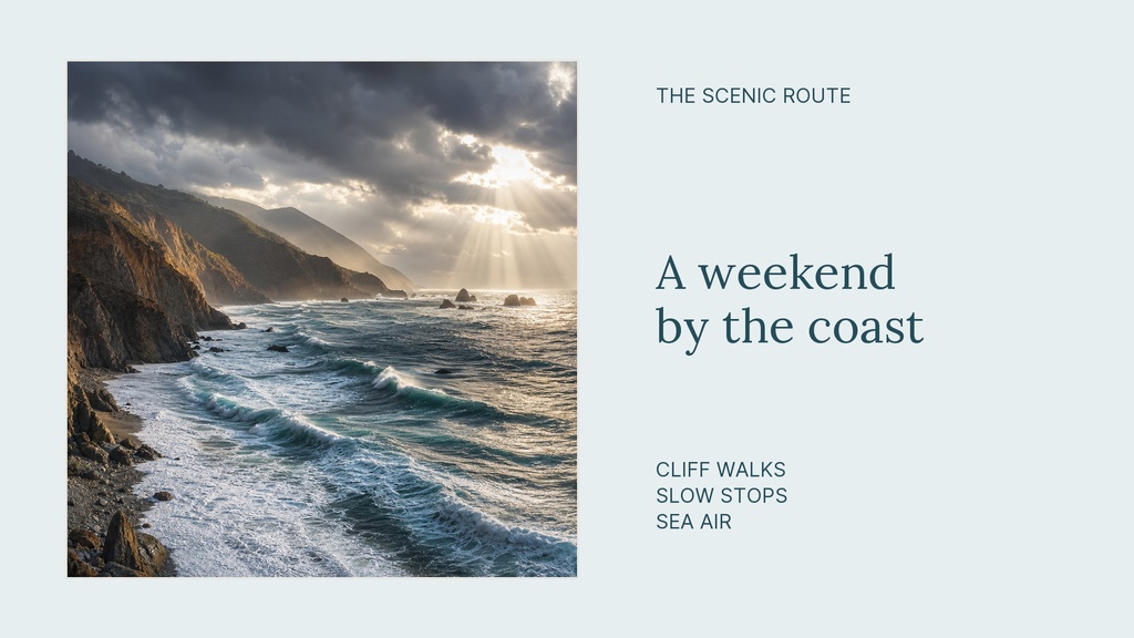 Preview for The Scenic Route Landscape Graphic Template