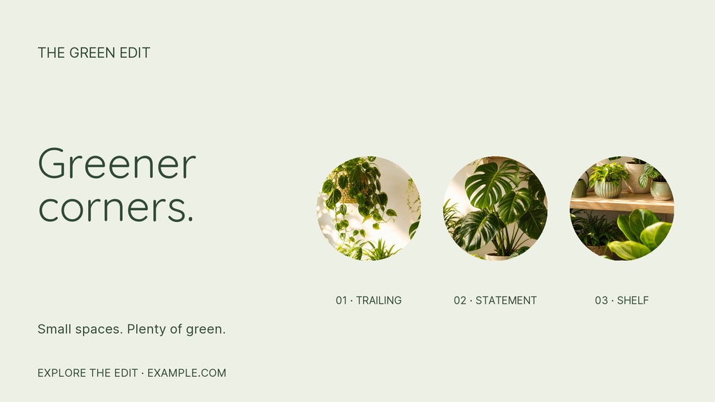 Preview for Greener Corners Landscape Graphic Template