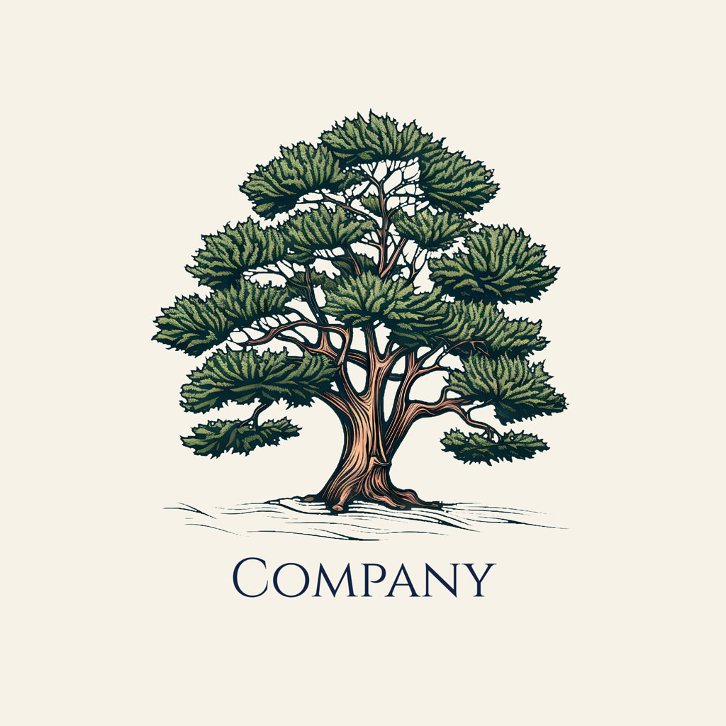 Illustration of a tree with the text 'COMPANY' below it