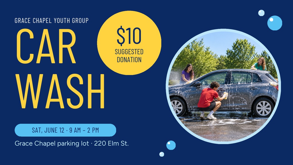 Preview for Youth Group Car Wash Landscape Graphic Template