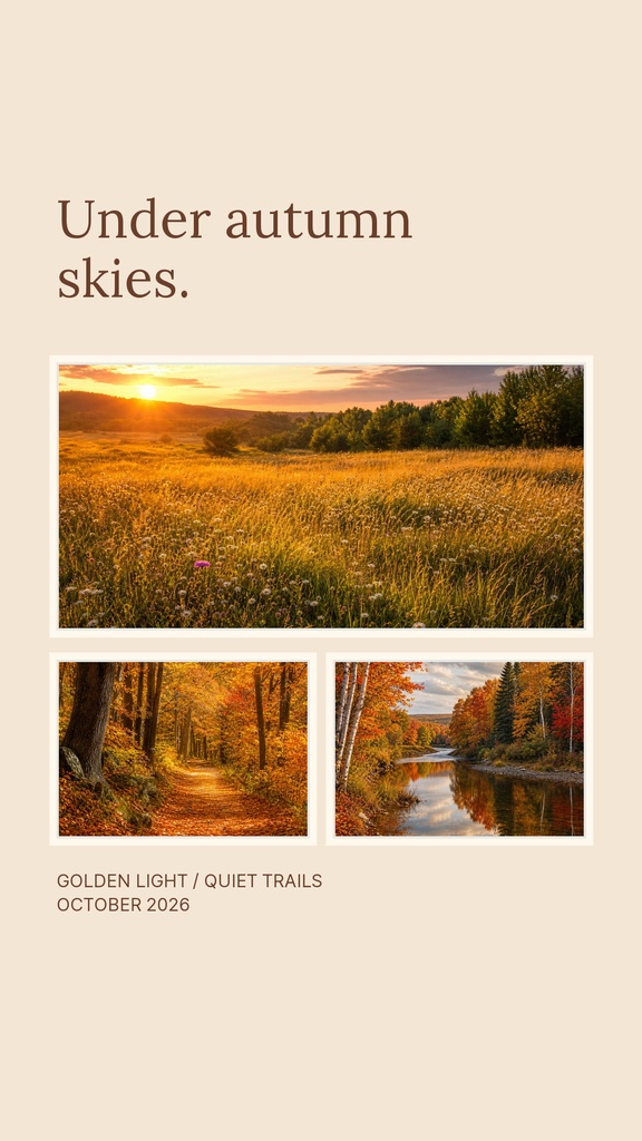 Preview for Under Autumn Skies Story Opener Template