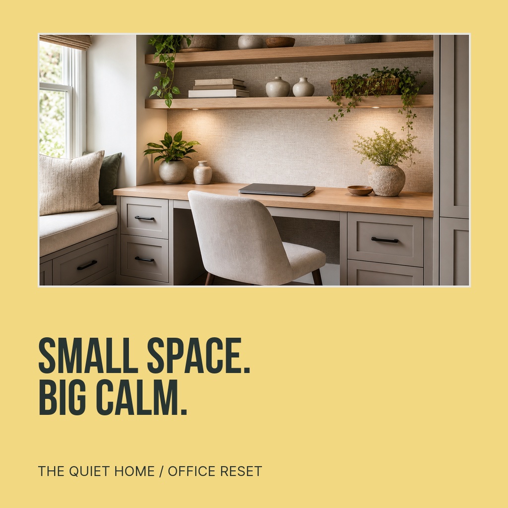 Preview for Small Space Big Calm Square Post Template