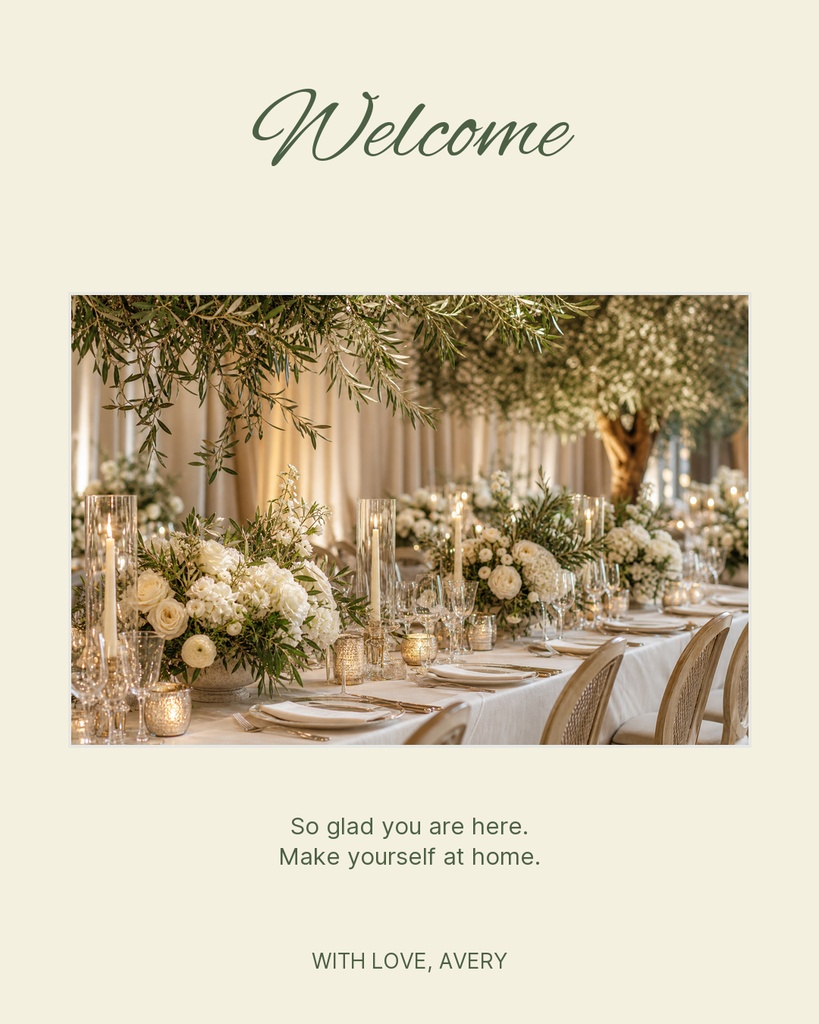 Preview for So Glad You Are Here Portrait Post Template