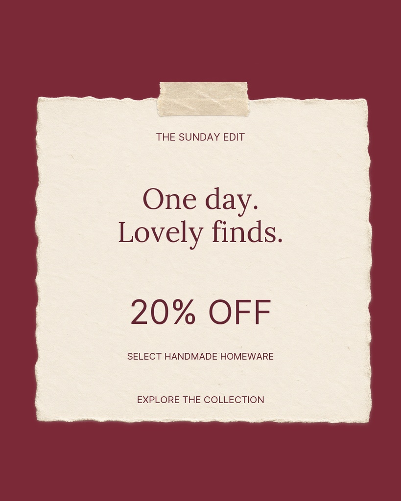Preview for The Sunday Edit Carousel Opener Template